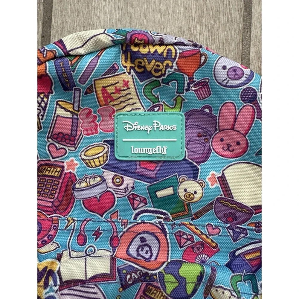 Mini Disney Parks Loungefly Backpack Bag Turning Red Pixar Mei Panda Retired